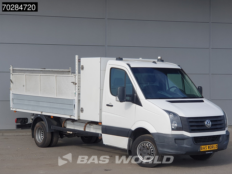 Volkswagen Crafter 136pk Open Laadbak met Kist Dubbellucht 3,5t Trekhaak Airco Euro6 Tipper Benne Kieper Airco Trekhaak - Dostavno vozilo s kesonom: slika 3 Volkswagen Crafter 136pk Open Laadbak met Kist Dubbellucht 3,5t Trekhaak Airco Euro6 Tipper Benne Kieper Airco Trekhaak - Dostavno vozilo s kesonom: slika 3