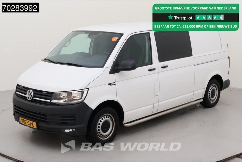 Volkswagen Transporter 150PK COMING SOON! Dubbel Cabine Automaat L2H1 Navi Trekhaak Airco Cruise Parkeersensoren L2 DC Mixto Doka 9m3 Airco Dubbel cabine Cru - Mali kombi: slika 1 Volkswagen Transporter 150PK COMING SOON! Dubbel Cabine Automaat L2H1 Navi Trekhaak Airco Cruise Parkeersensoren L2 DC Mixto Doka 9m3 Airco Dubbel cabine Cru - Mali kombi: slika 1