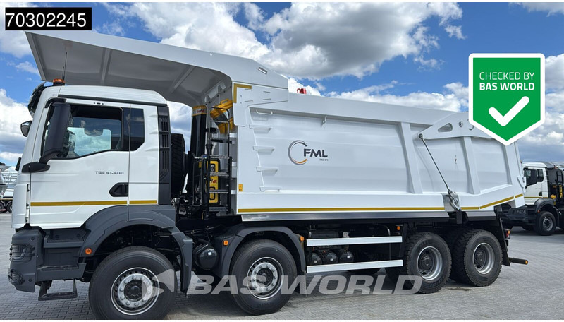 MAN TGS 41.400 8X4 23m3 Wielton Mining tipper Manual Steel suspension EURO 2 - Tovornjak prekucnik: slika 1 MAN TGS 41.400 8X4 23m3 Wielton Mining tipper Manual Steel suspension EURO 2 - Tovornjak prekucnik: slika 1