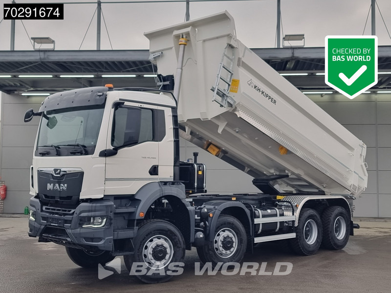 MAN TGS 41.480 8X8 8x8 20m3 KH Kipper tarpaulin Manual Big-axle Steel suspension Euro 6 - Tovornjak prekucnik: slika 1 MAN TGS 41.480 8X8 8x8 20m3 KH Kipper tarpaulin Manual Big-axle Steel suspension Euro 6 - Tovornjak prekucnik: slika 1