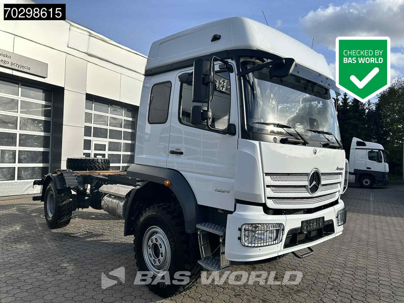 Mercedes-Benz Atego 1324 Atego 4X4 NEW 13.5tons 4x4 chassis Steelsuspension Automatic Euro 6 - Tovornjak-šasija: slika 1 Mercedes-Benz Atego 1324 Atego 4X4 NEW 13.5tons 4x4 chassis Steelsuspension Automatic Euro 6 - Tovornjak-šasija: slika 1