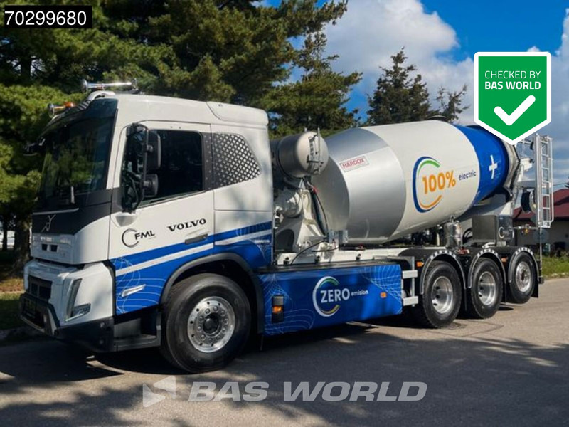Volvo FMX 670 8X4 100% ELectric 490 kW 10m3 FML Mixer Lift/Steering Axle - Avtomešalec: slika 1 Volvo FMX 670 8X4 100% ELectric 490 kW 10m3 FML Mixer Lift/Steering Axle - Avtomešalec: slika 1