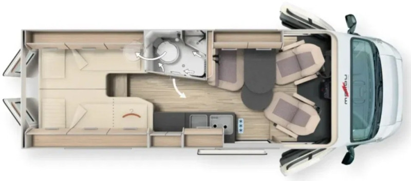 Malibu Van First Class two rooms GT Skyview 640 LE RB - Integriran avtodom: slika 1 Malibu Van First Class two rooms GT Skyview 640 LE RB - Integriran avtodom: slika 1