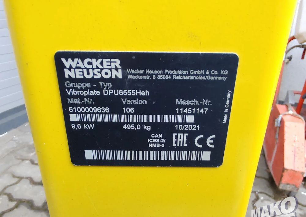 Wacker Neuson DPU6555Heh - Valjar: slika 5 Wacker Neuson DPU6555Heh - Valjar: slika 5