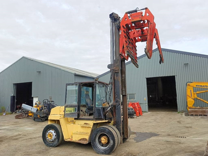 Hyster H 12.00 XL 12 ton heftruck met stenenklem forklift - Diesel viličar: slika 2 Hyster H 12.00 XL 12 ton heftruck met stenenklem forklift - Diesel viličar: slika 2