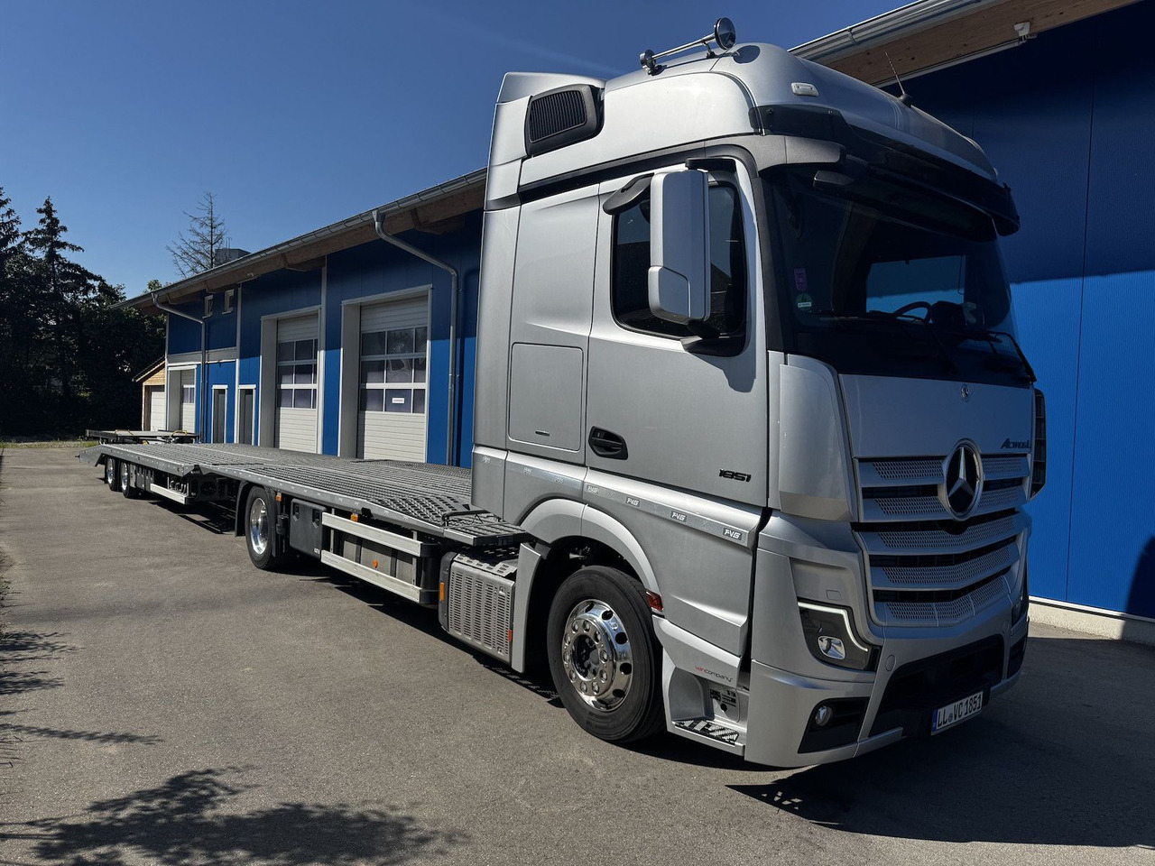Mercedes-Benz Actros L 1851 FVG Autotransporter + Hänger - Tovornjak avtotransporter: slika 1 Mercedes-Benz Actros L 1851 FVG Autotransporter + Hänger - Tovornjak avtotransporter: slika 1