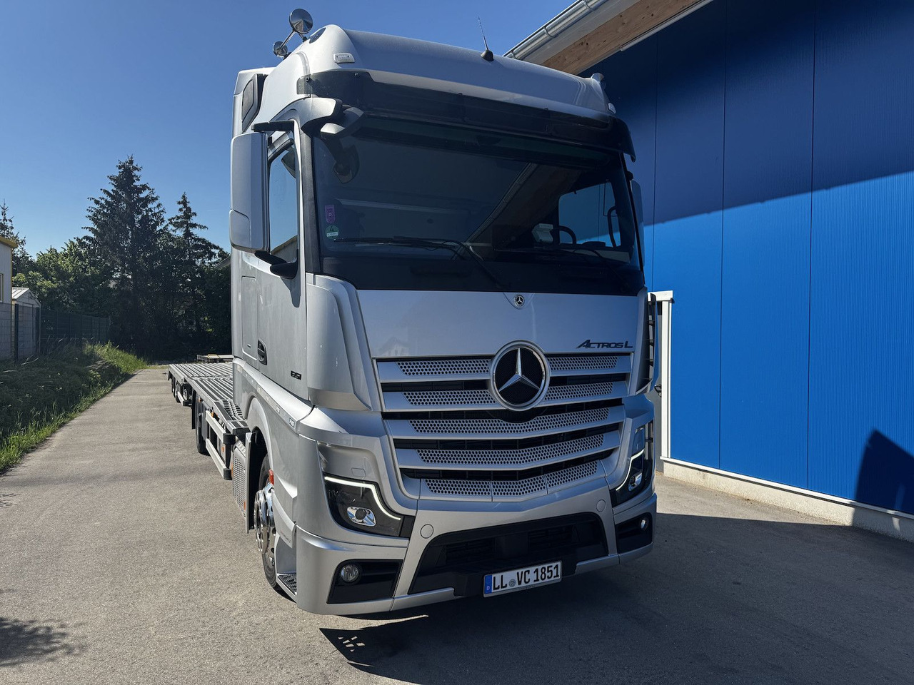 Mercedes-Benz Actros L 1851 FVG Autotransporter + Hänger - Tovornjak avtotransporter: slika 4 Mercedes-Benz Actros L 1851 FVG Autotransporter + Hänger - Tovornjak avtotransporter: slika 4