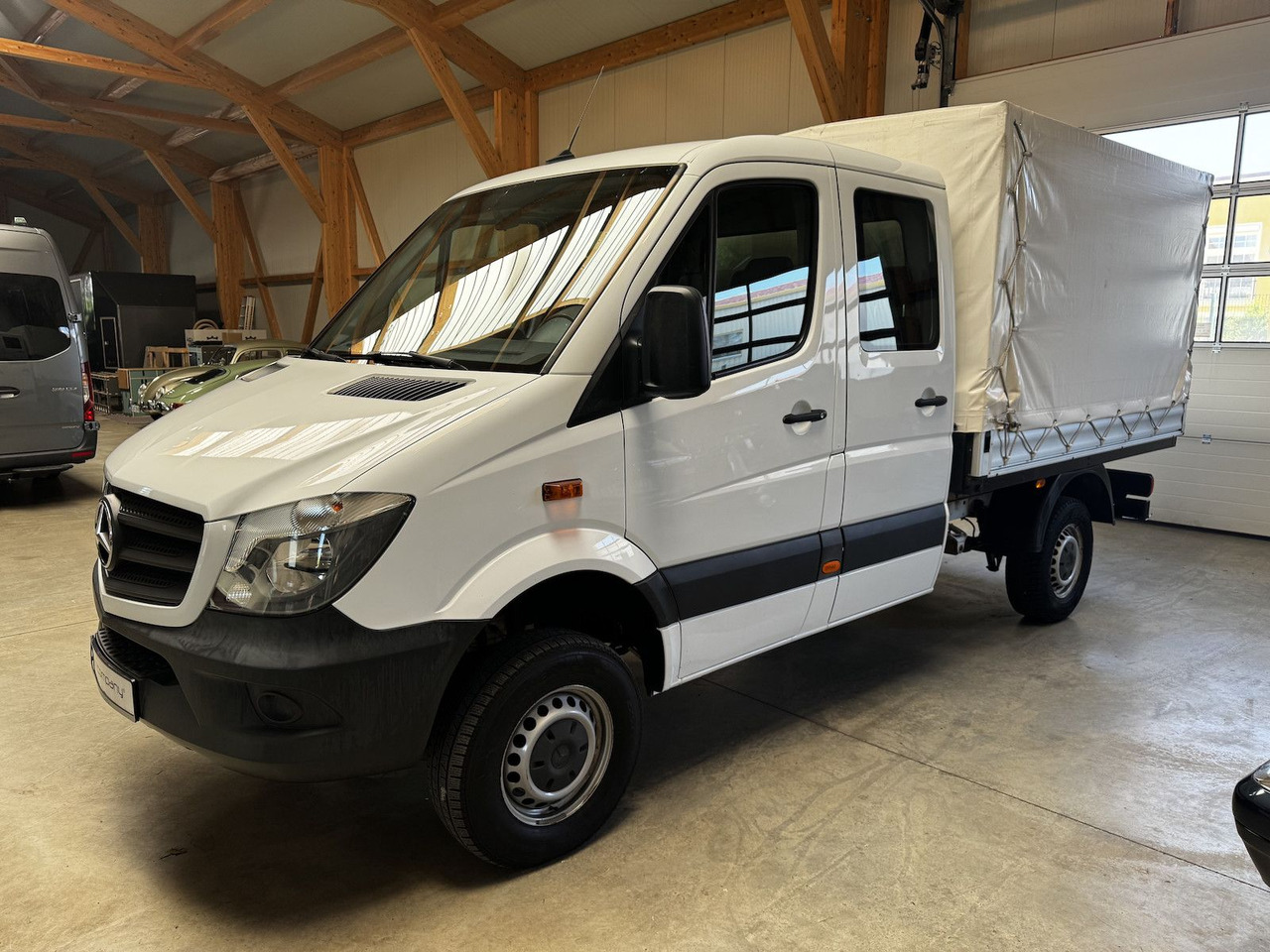 Mercedes-Benz Sprinter 316 CDI Doka 4x4 Allrad Plane - Dostavno vozilo s ponjavo, Dostavno vozilo z dvojno kabino: slika 2 Mercedes-Benz Sprinter 316 CDI Doka 4x4 Allrad Plane - Dostavno vozilo s ponjavo, Dostavno vozilo z dvojno kabino: slika 2