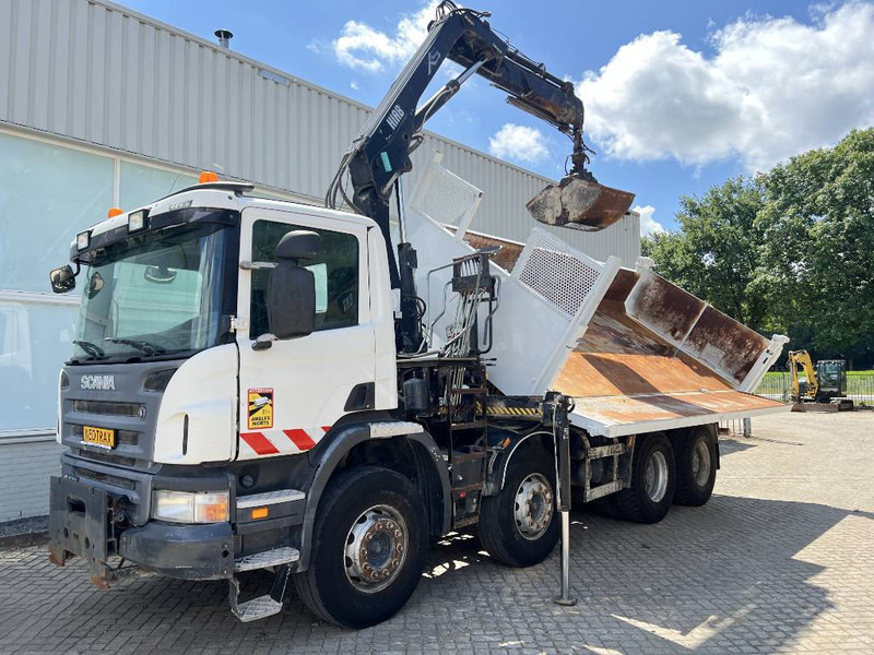 Scania P 400 8X4 KIPPER 2010 + HIAB Crane EURO 5 - Tovornjak prekucnik, Tovornjak z dvigalom: slika 4 Scania P 400 8X4 KIPPER 2010 + HIAB Crane EURO 5 - Tovornjak prekucnik, Tovornjak z dvigalom: slika 4