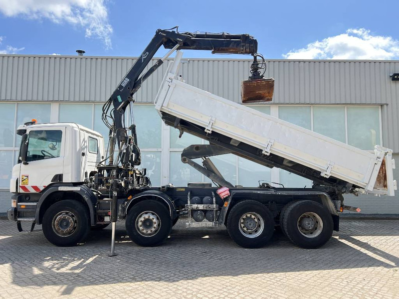 Scania P 400 8X4 KIPPER 2010 + HIAB Crane EURO 5 - Tovornjak prekucnik, Tovornjak z dvigalom: slika 2 Scania P 400 8X4 KIPPER 2010 + HIAB Crane EURO 5 - Tovornjak prekucnik, Tovornjak z dvigalom: slika 2