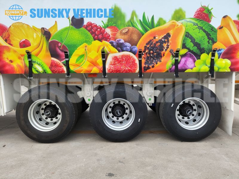 HOWO 13 meters curtain side semi trailer - Polprikolica s ponjavo: slika 4 HOWO 13 meters curtain side semi trailer - Polprikolica s ponjavo: slika 4