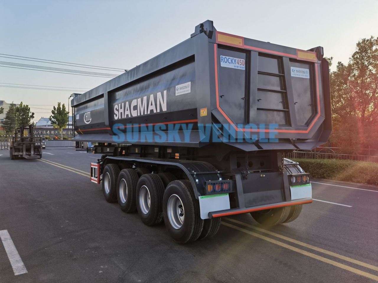 SUNSKY 3/4-Axle Dump Trailer - Kiper polprikolica: slika 4 SUNSKY 3/4-Axle Dump Trailer - Kiper polprikolica: slika 4