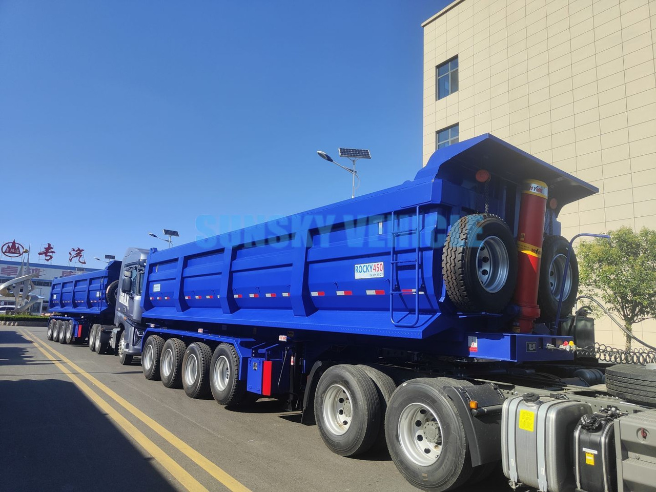 SUNSKY 3/4-Axle Dump Trailer - Kiper polprikolica: slika 1 SUNSKY 3/4-Axle Dump Trailer - Kiper polprikolica: slika 1