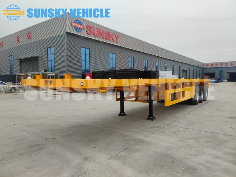 SUNSKY 3-axle Flat Deck Trailer - Polprikolica s kesonom: slika 4 SUNSKY 3-axle Flat Deck Trailer - Polprikolica s kesonom: slika 4