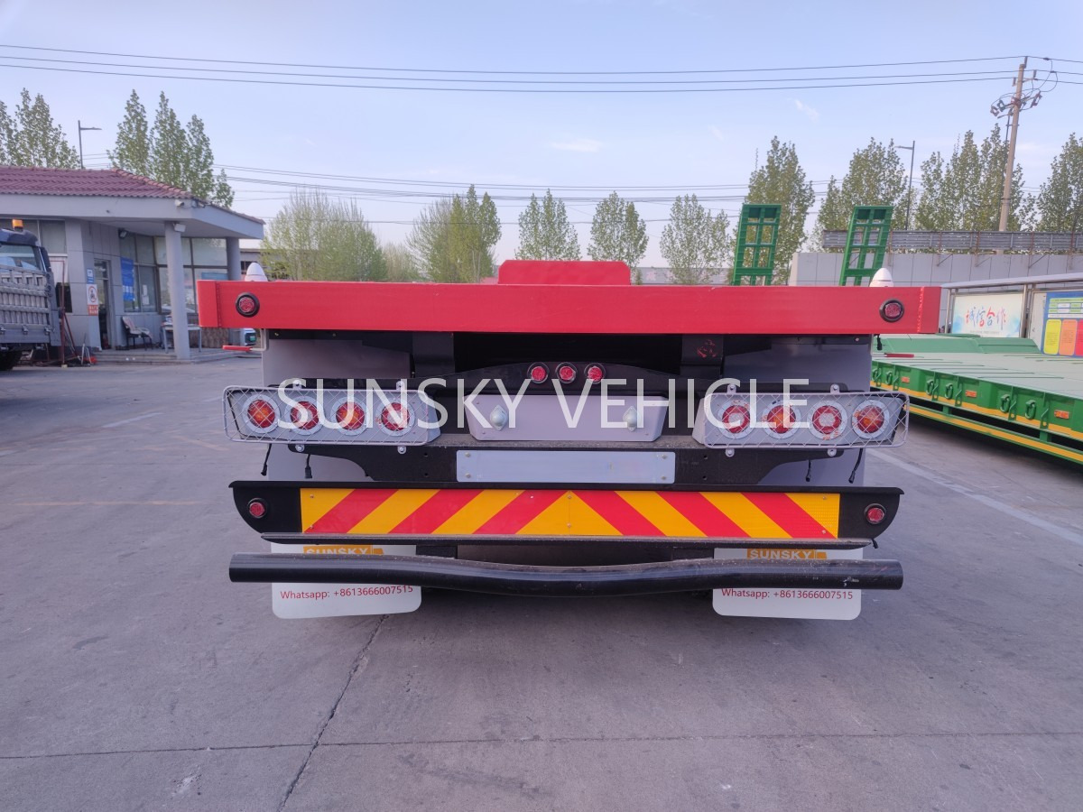SUNSKY Flatbed Trailer with henred type axles and suspension - Polprikolica s kesonom: slika 3 SUNSKY Flatbed Trailer with henred type axles and suspension - Polprikolica s kesonom: slika 3