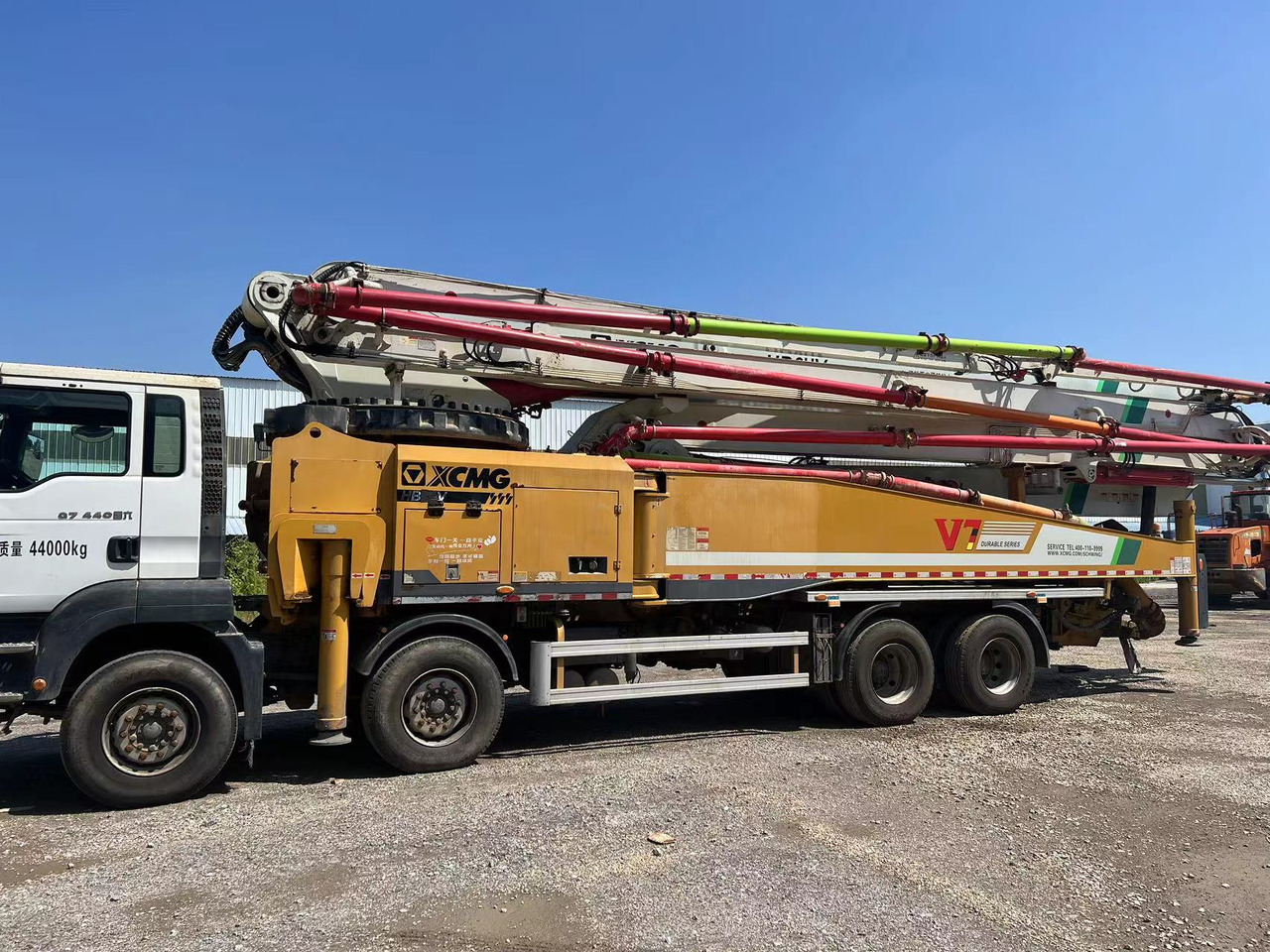 XCMG Official Concrete Machinery Second Hand HB62V 62m Used Mobile Concrete Pump for Sale - Črpalka za beton: slika 4 XCMG Official Concrete Machinery Second Hand HB62V 62m Used Mobile Concrete Pump for Sale - Črpalka za beton: slika 4