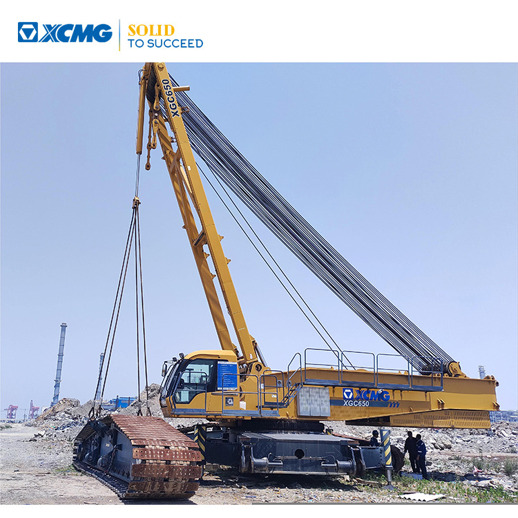 XCMG Official Hydraulic Lifting Crawler Crane XGC650 650 Used Mobile Crane Price For Sale - Gosenični žerjav: slika 1 XCMG Official Hydraulic Lifting Crawler Crane XGC650 650 Used Mobile Crane Price For Sale - Gosenični žerjav: slika 1