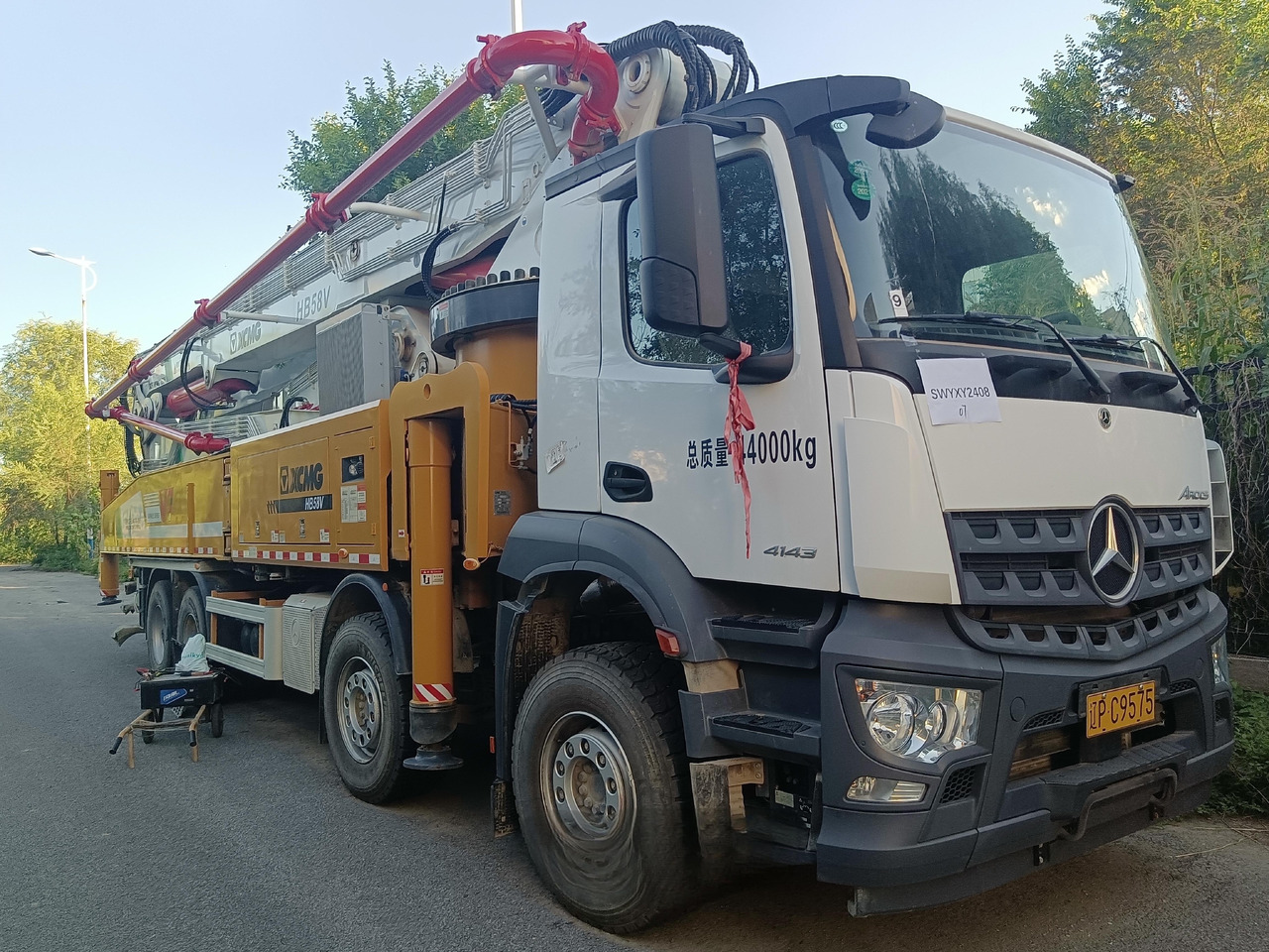 XCMG Official Second Hand HB58V Hydraulic Truck Concrete Pump 58m Truck Mount Concrete Ppumps Price - Črpalka za beton: slika 3 XCMG Official Second Hand HB58V Hydraulic Truck Concrete Pump 58m Truck Mount Concrete Ppumps Price - Črpalka za beton: slika 3