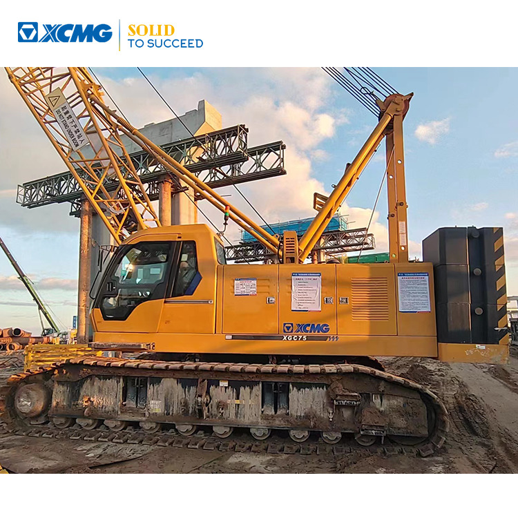 XCMG Official Used Mini Mobile Crane XGC75 75 Ton Crawler Crane With Cheap Price - Gosenični žerjav: slika 1 XCMG Official Used Mini Mobile Crane XGC75 75 Ton Crawler Crane With Cheap Price - Gosenični žerjav: slika 1