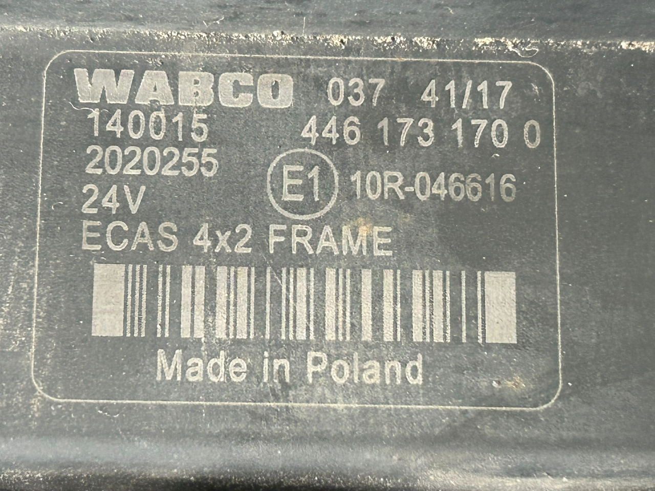 DAF XF 106 480 ECAS COMPUTER CONTROLLER - ECU: slika 5 DAF XF 106 480 ECAS COMPUTER CONTROLLER - ECU: slika 5