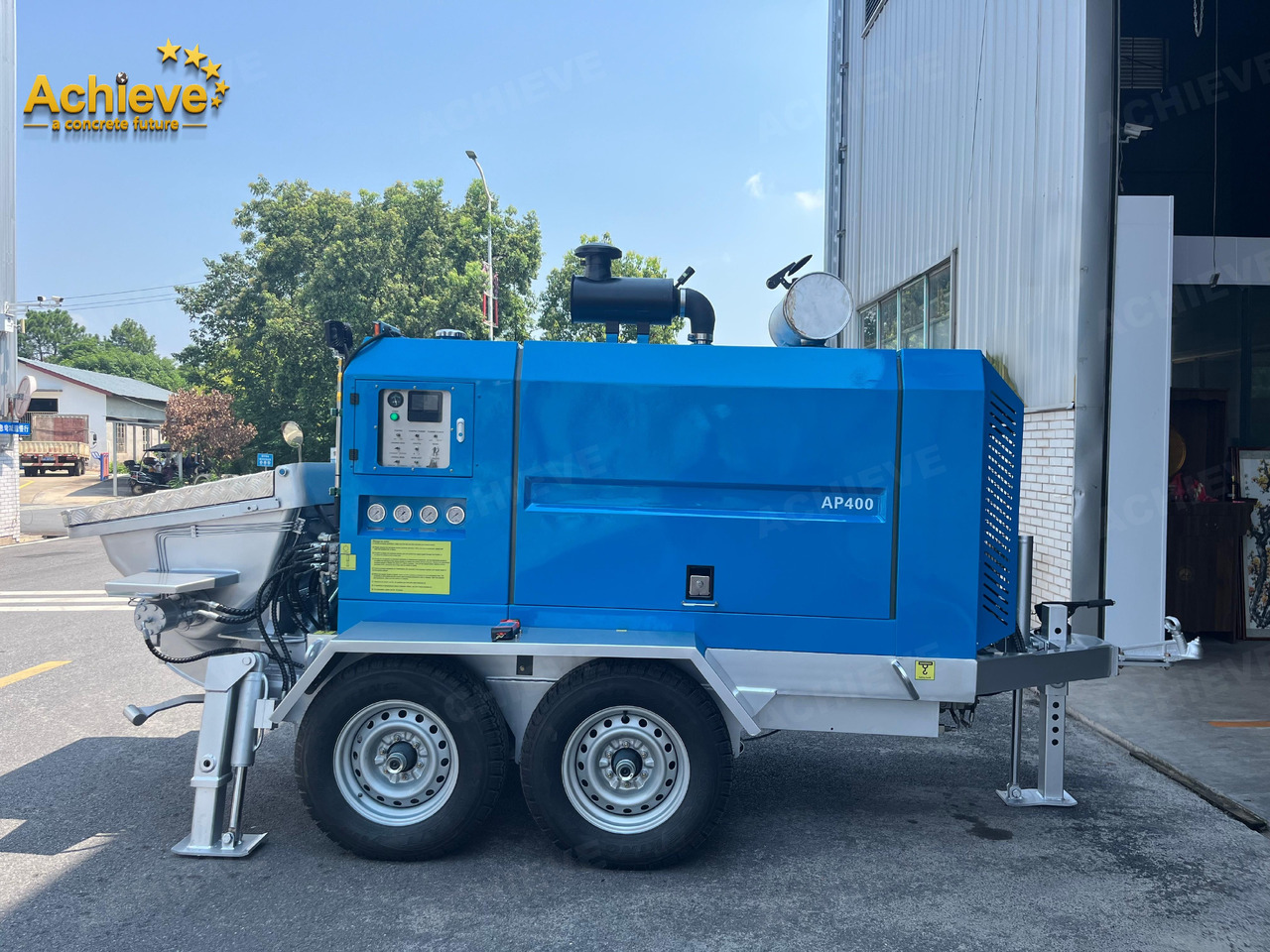 ACHIEVE ACHIEVE AP400 Concrete Trailer Pump For Australia/US EPA /CE Version 【ACHIEVE】100% BRAND NEW !!! - Stacionarna betonska črpalka: slika 2 ACHIEVE ACHIEVE AP400 Concrete Trailer Pump For Australia/US EPA /CE Version 【ACHIEVE】100% BRAND NEW !!! - Stacionarna betonska črpalka: slika 2