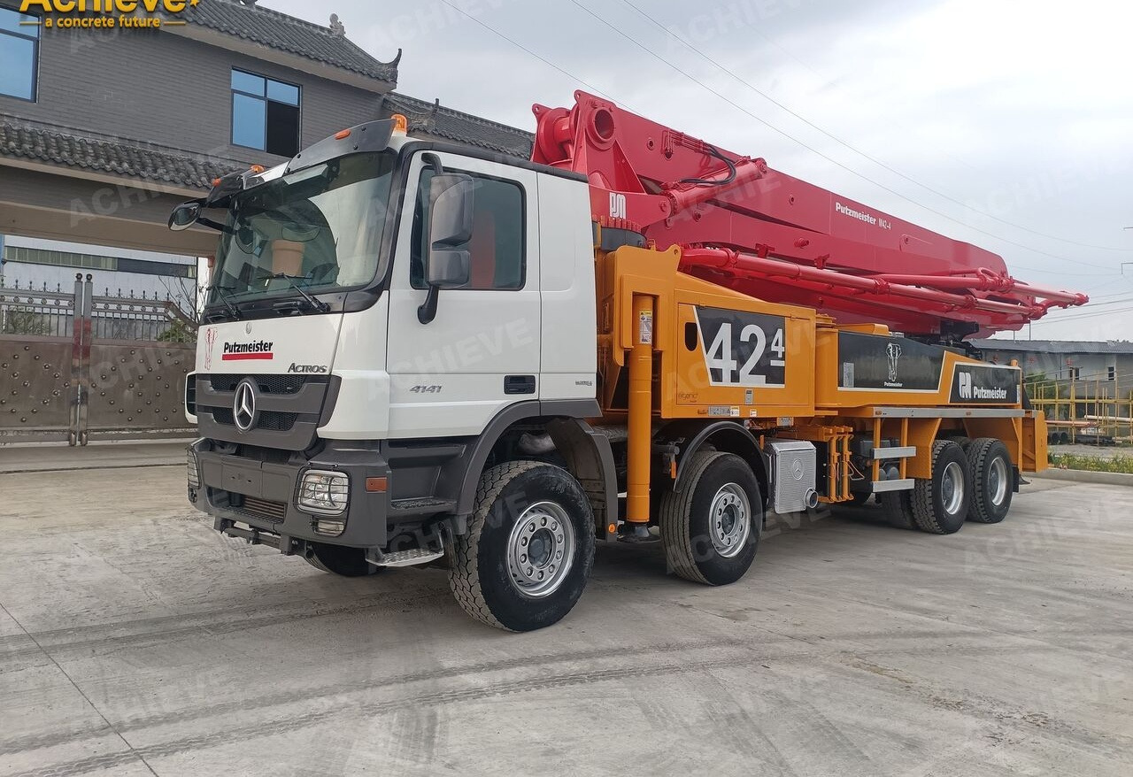 PUTZMEISTER Mercedes-Benz Actros 4141 concrete pumpM42-4R 170 m³【ACHIEVE】TOP CONDITION!!! - Črpalka za beton: slika 5 PUTZMEISTER Mercedes-Benz Actros 4141 concrete pumpM42-4R 170 m³【ACHIEVE】TOP CONDITION!!! - Črpalka za beton: slika 5