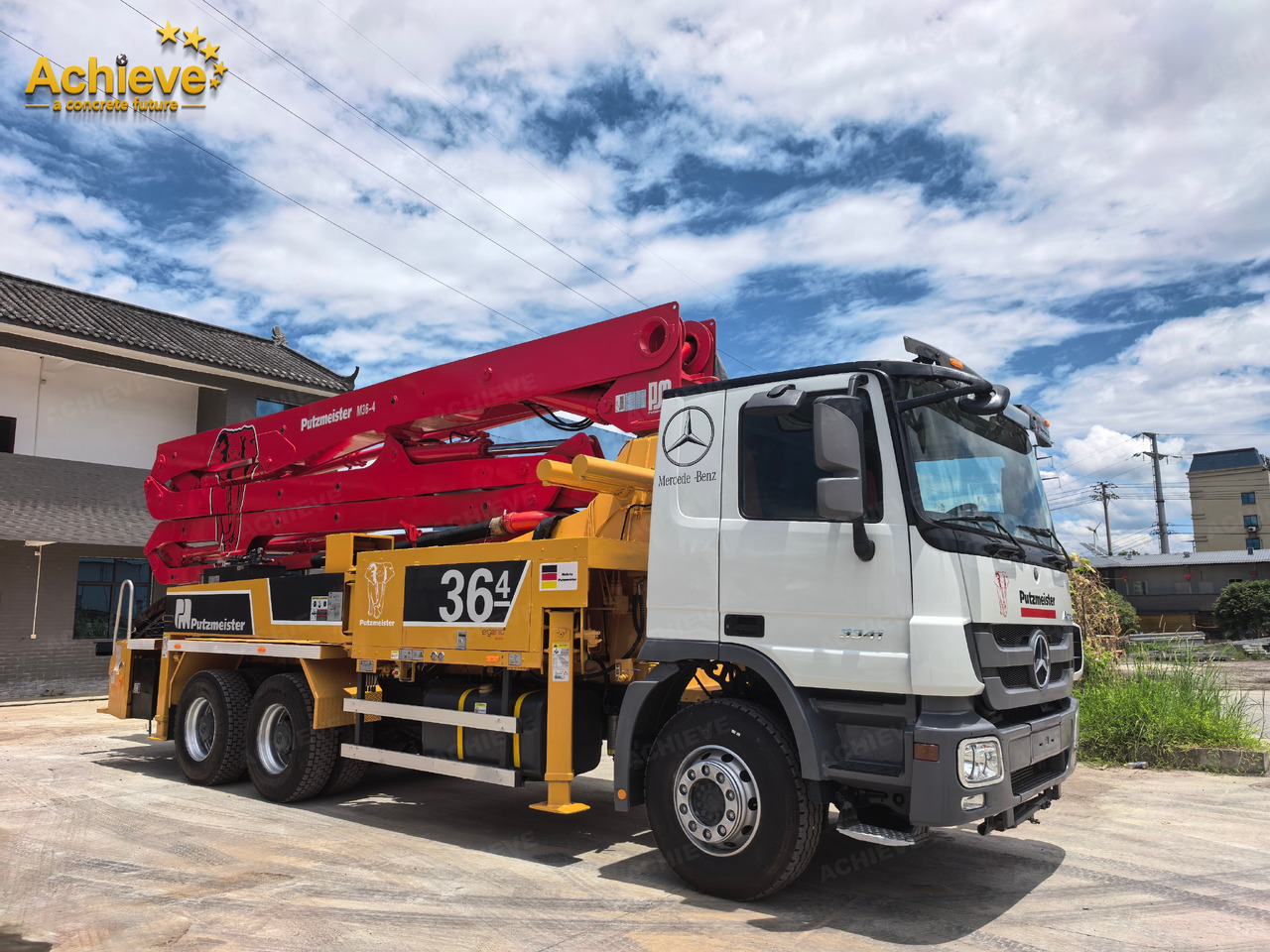 PUTZMEISTER Mercedes-Benz M36-4 2018 ACTROS 3341【ACHIEVE】TOP CONDITION!!! - Črpalka za beton: slika 1 PUTZMEISTER Mercedes-Benz M36-4 2018 ACTROS 3341【ACHIEVE】TOP CONDITION!!! - Črpalka za beton: slika 1