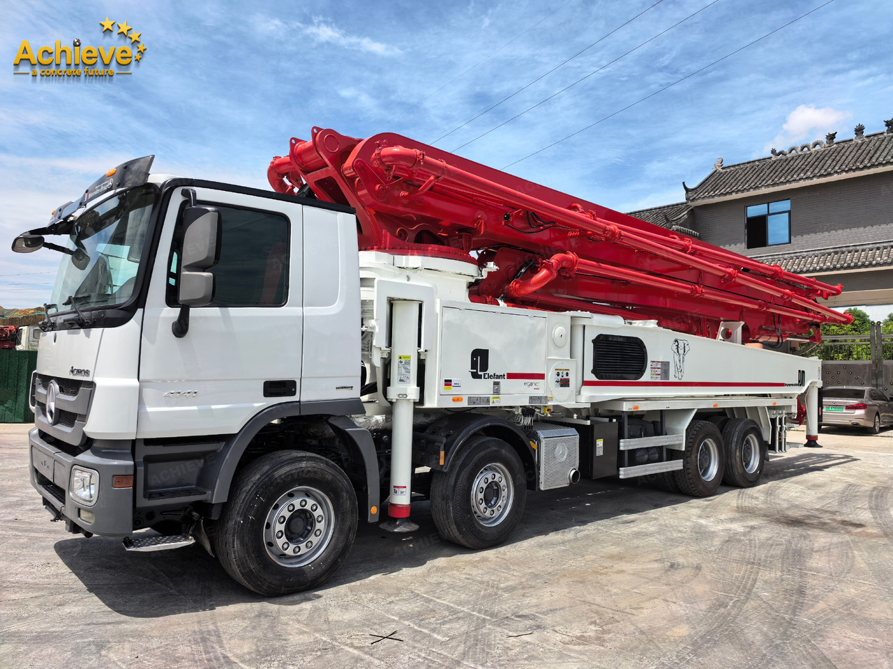 Putzmeister Putzmeister M56-4RZ Actros 4141Mercedes-Benz Concrete pump truck 【ACHIEVE】TOP CONDITION!!! - Črpalka za beton: slika 2 Putzmeister Putzmeister M56-4RZ Actros 4141Mercedes-Benz Concrete pump truck 【ACHIEVE】TOP CONDITION!!! - Črpalka za beton: slika 2