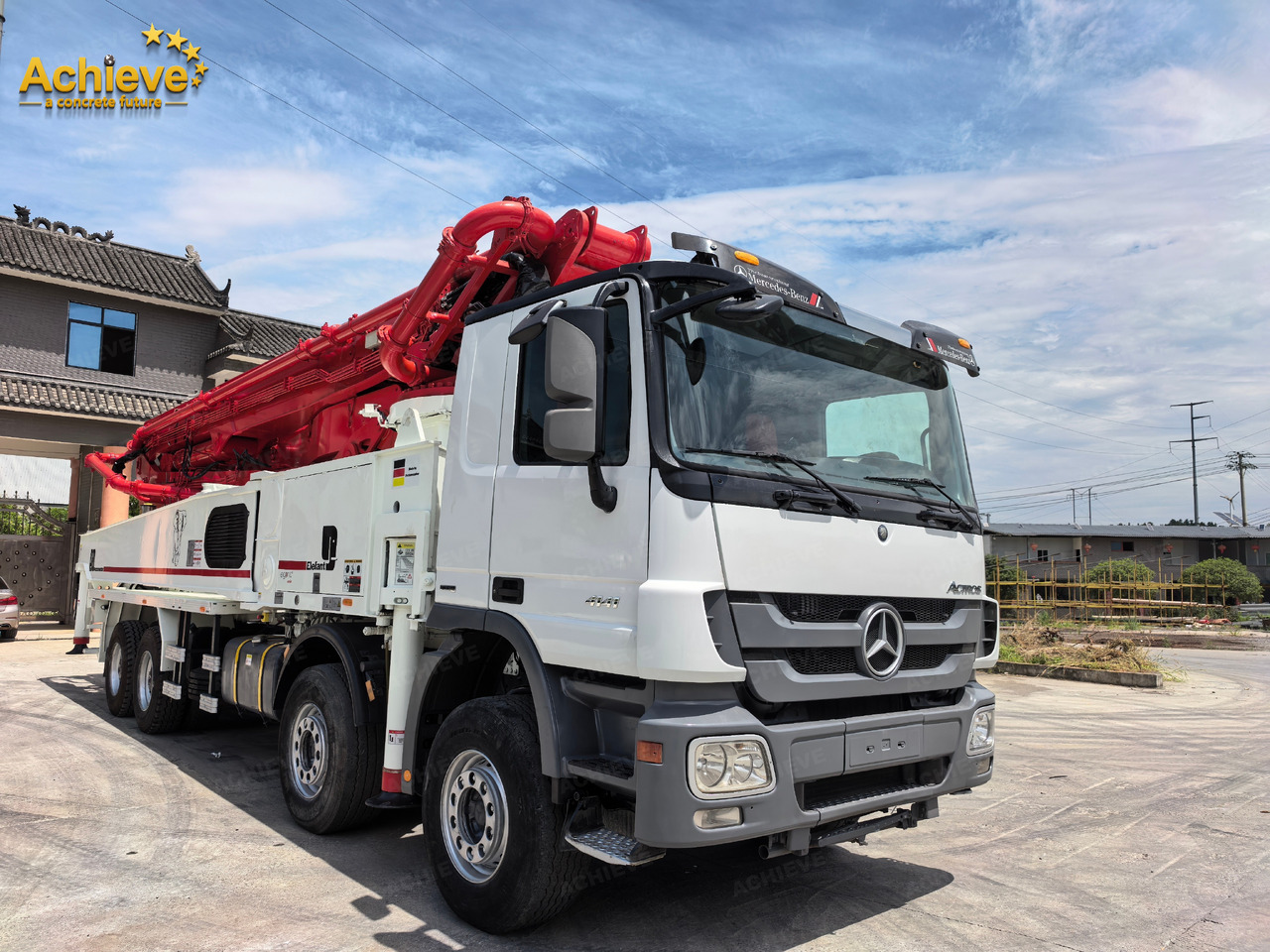 Putzmeister Putzmeister M56-4RZ Actros 4141Mercedes-Benz Concrete pump truck 【ACHIEVE】TOP CONDITION!!! - Črpalka za beton: slika 3 Putzmeister Putzmeister M56-4RZ Actros 4141Mercedes-Benz Concrete pump truck 【ACHIEVE】TOP CONDITION!!! - Črpalka za beton: slika 3