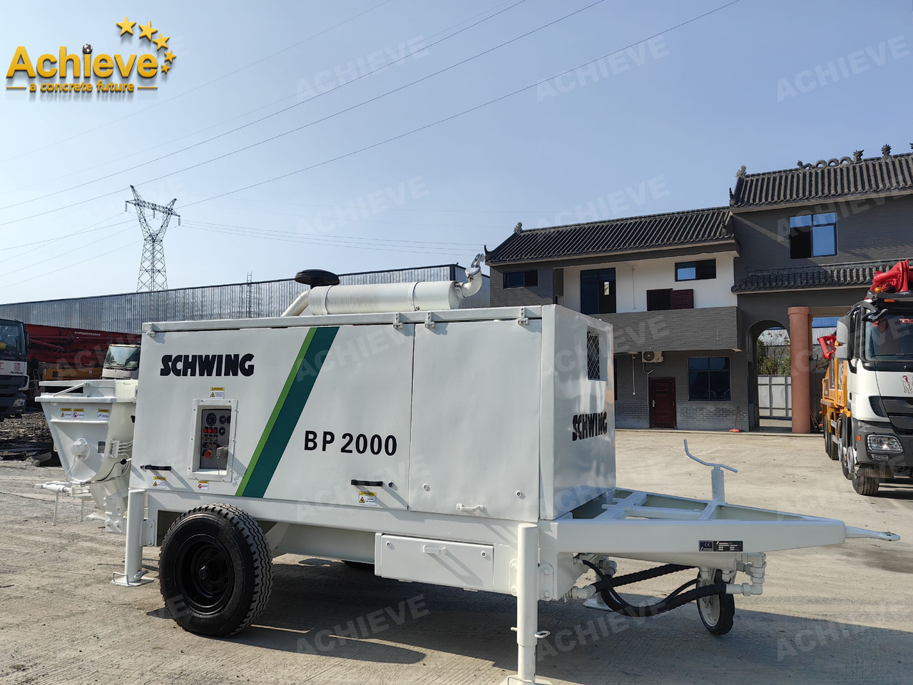 Schwing BP2000 5000kg 2008 Concrete Pump With Brand New High Quality 【ACHIEVE】 TOP CONDITION!!! - Stacionarna betonska črpalka: slika 5 Schwing BP2000 5000kg 2008 Concrete Pump With Brand New High Quality 【ACHIEVE】 TOP CONDITION!!! - Stacionarna betonska črpalka: slika 5