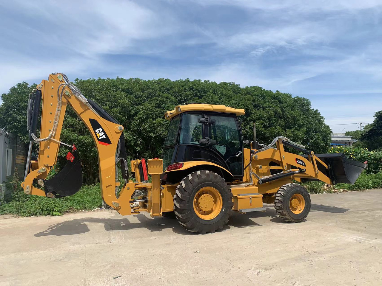 CATERPILLAR Backhoe Loader CAT 420F with Telescopic Boom - Bager nakladalec: slika 4 CATERPILLAR Backhoe Loader CAT 420F with Telescopic Boom - Bager nakladalec: slika 4