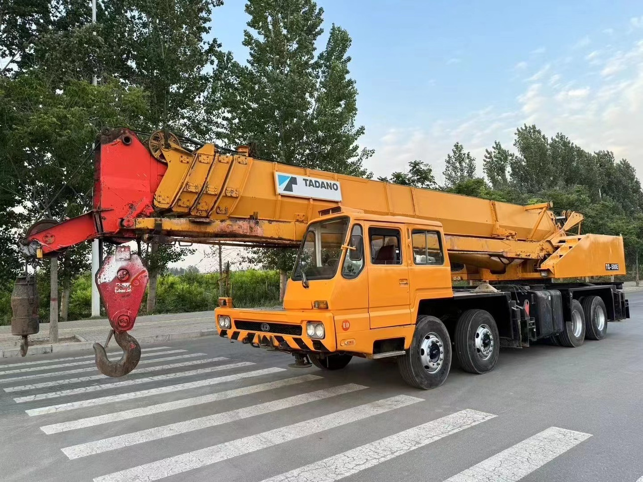 TADANO TG500E Good Condition 50 ton Truck Crane - Avtodvigalo: slika 1 TADANO TG500E Good Condition 50 ton Truck Crane - Avtodvigalo: slika 1