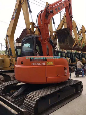 Used Japanese Small Hydraulic Excavator Hitachi Zx75us Mini Backhoe with Dozer for Sale - Bager goseničar: slika 1 Used Japanese Small Hydraulic Excavator Hitachi Zx75us Mini Backhoe with Dozer for Sale - Bager goseničar: slika 1