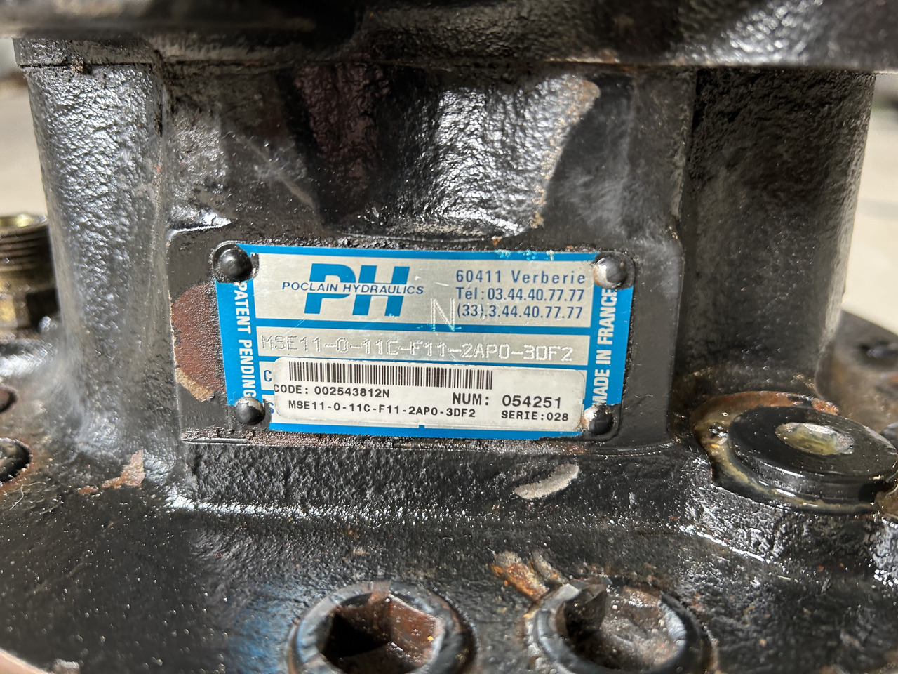 POCLAIN HYDRAULICS MSE11 - Nihajni motor za Bager: slika 4 POCLAIN HYDRAULICS MSE11 - Nihajni motor za Bager: slika 4