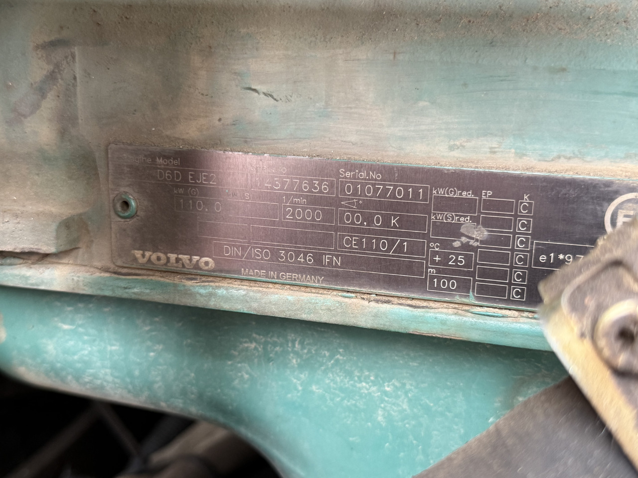 VOLVO D6D EJE2 - Motor za Bager: slika 2 VOLVO D6D EJE2 - Motor za Bager: slika 2