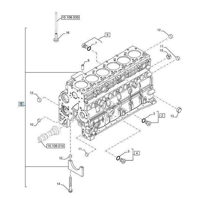 IVECO FPT F4HFE613Y Cylinder Block 504388602 - Blok cilindra za Traktor: slika 1 IVECO FPT F4HFE613Y Cylinder Block 504388602 - Blok cilindra za Traktor: slika 1
