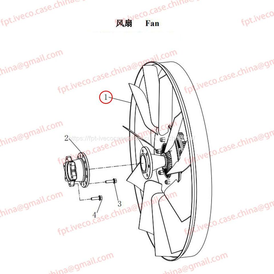 MAN D0836 Fan assembly 06601-0282 - Ventilator za Tovornjak: slika 1 MAN D0836 Fan assembly 06601-0282 - Ventilator za Tovornjak: slika 1