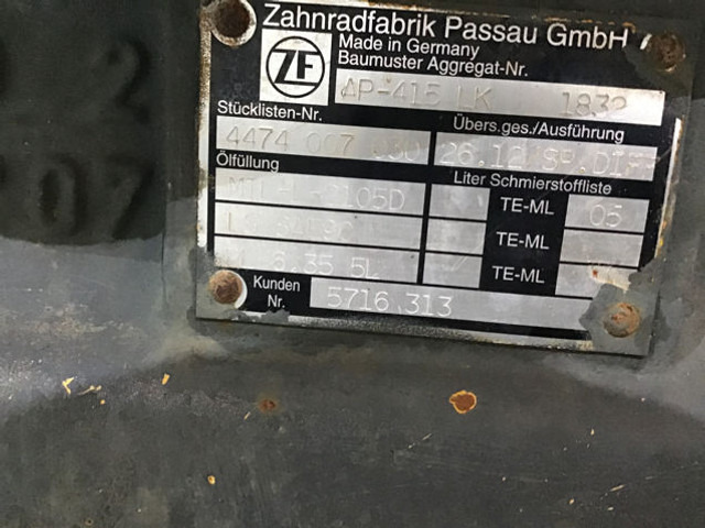 Liebherr Axle - Zadnja os: slika 4 Liebherr Axle - Zadnja os: slika 4