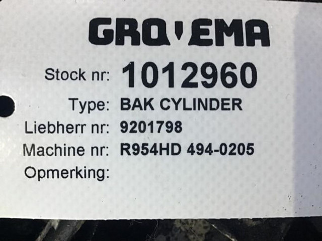 Liebherr Bucket Cylinder - Hidravlični cilinder: slika 2 Liebherr Bucket Cylinder - Hidravlični cilinder: slika 2