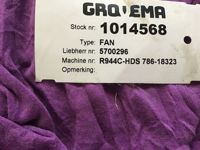 Liebherr Fan Blade - Hladilni sistem: slika 2 Liebherr Fan Blade - Hladilni sistem: slika 2