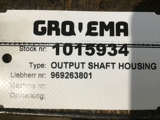 Liebherr Output Shaft Housing - Pesto: slika 2 Liebherr Output Shaft Housing - Pesto: slika 2