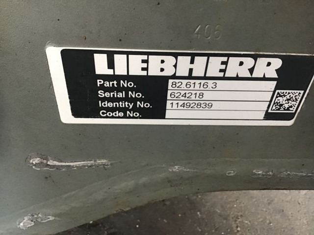 Liebherr Rear Axle - Os in deli: slika 1 Liebherr Rear Axle - Os in deli: slika 1