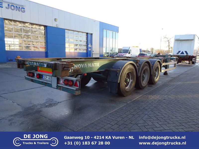 Flandria 40 FT Container Chassis / BPW + Disc / Lift Axle - Kontejnerska polprikolica/ Polprikolica z zamenljivim tovoriščem: slika 1 Flandria 40 FT Container Chassis / BPW + Disc / Lift Axle - Kontejnerska polprikolica/ Polprikolica z zamenljivim tovoriščem: slika 1