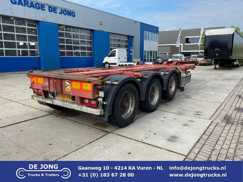 Pacton T3-010 Multi / 3x Extendable / 1x Lift Axle - Kontejnerska polprikolica/ Polprikolica z zamenljivim tovoriščem: slika 1 Pacton T3-010 Multi / 3x Extendable / 1x Lift Axle - Kontejnerska polprikolica/ Polprikolica z zamenljivim tovoriščem: slika 1