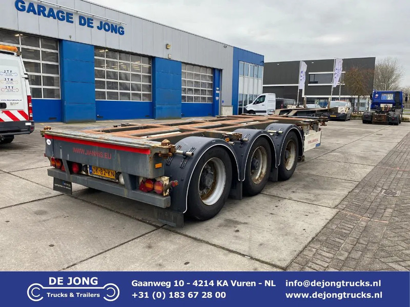 Pacton TXC 343 Multi / 3x Extendable / 1x Lift Axle - Kontejnerska polprikolica/ Polprikolica z zamenljivim tovoriščem: slika 1 Pacton TXC 343 Multi / 3x Extendable / 1x Lift Axle - Kontejnerska polprikolica/ Polprikolica z zamenljivim tovoriščem: slika 1