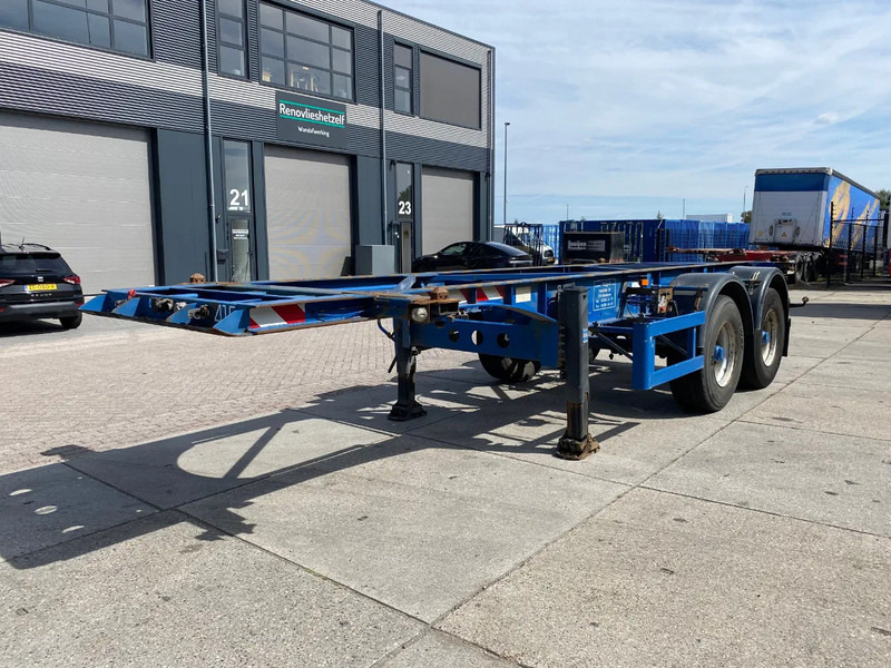 TURBO'S HOET 20 FT Container Chassis / APK t/m 3-2026 / BPW + Drum - Kontejnerska polprikolica/ Polprikolica z zamenljivim tovoriščem: slika 4 TURBO'S HOET 20 FT Container Chassis / APK t/m 3-2026 / BPW + Drum - Kontejnerska polprikolica/ Polprikolica z zamenljivim tovoriščem: slika 4