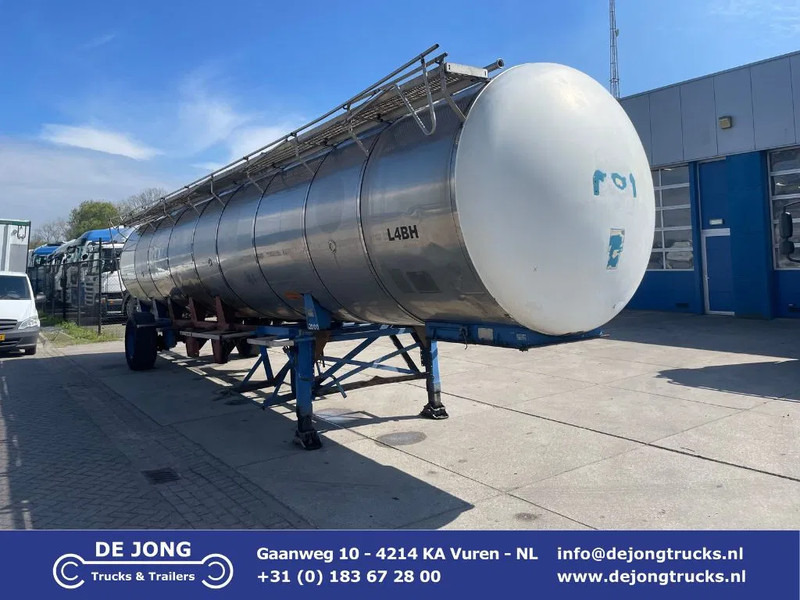 Van Hool Tank / For Parts / Inox / 3 compartments / ADR / 31500 LT - Polprikolica cisterna: slika 1 Van Hool Tank / For Parts / Inox / 3 compartments / ADR / 31500 LT - Polprikolica cisterna: slika 1