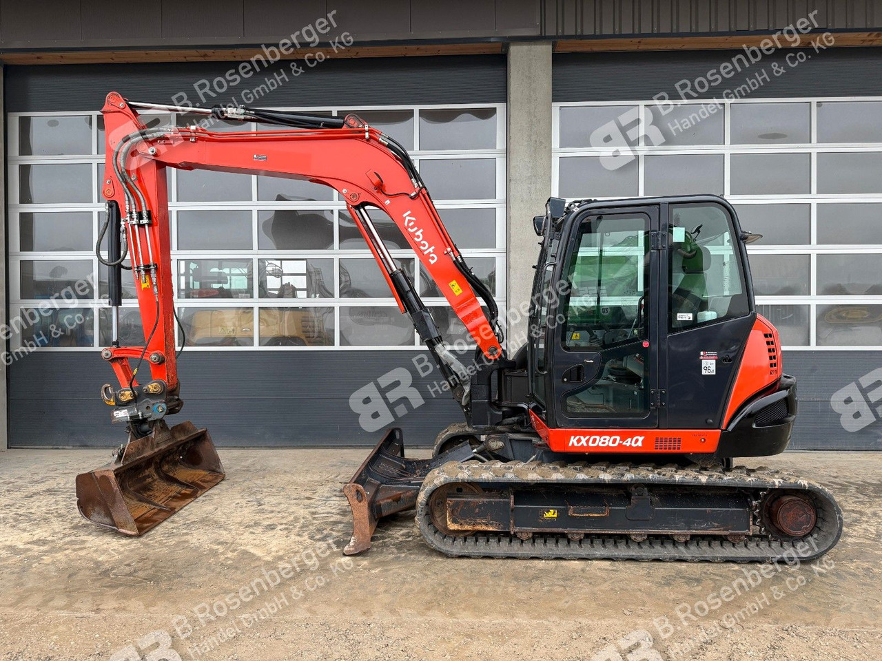 Kubota KX080-4 Minibagger / BJ2019 / nur 2545h /Klima - Mini bager: slika 2 Kubota KX080-4 Minibagger / BJ2019 / nur 2545h /Klima - Mini bager: slika 2