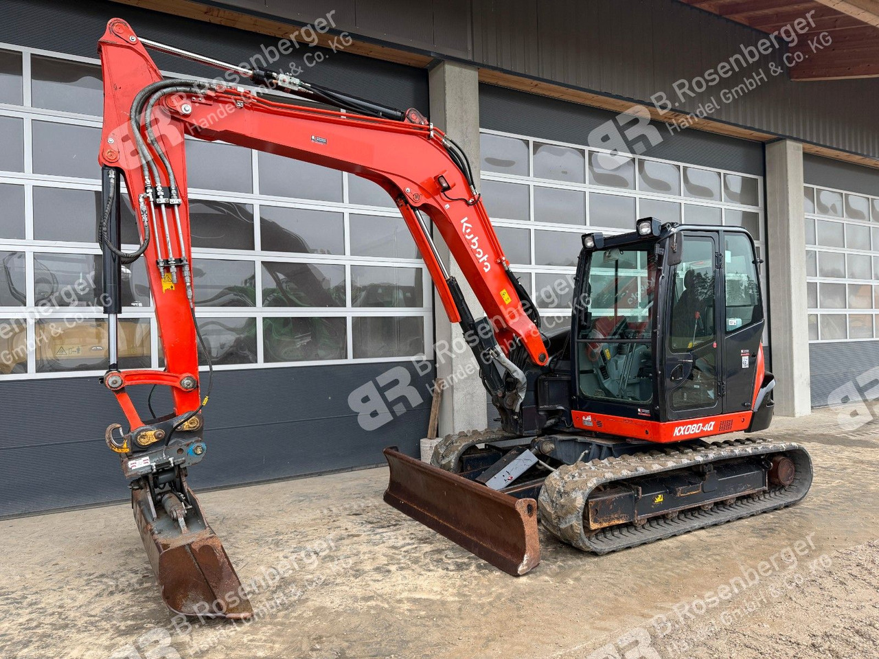 Kubota KX080-4 Minibagger / BJ2019 / nur 2545h /Klima - Mini bager: slika 1 Kubota KX080-4 Minibagger / BJ2019 / nur 2545h /Klima - Mini bager: slika 1