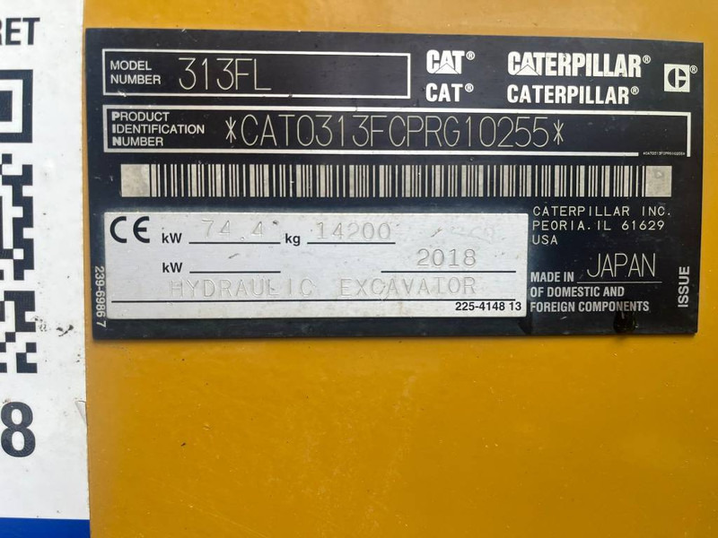 Cat 313 F L - Bager goseničar: slika 5 Cat 313 F L - Bager goseničar: slika 5